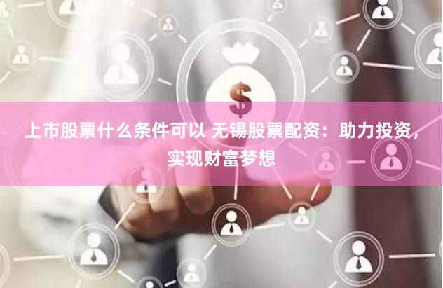 上市股票什么条件可以 无锡股票配资：助力投资，实现财富梦想