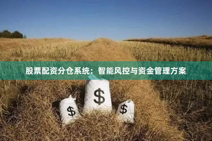 股票配资分仓系统：智能风控与资金管理方案
